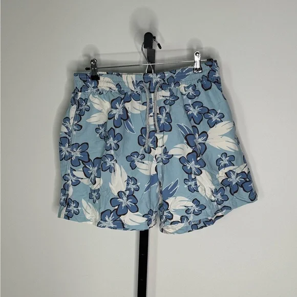 Vilebrequin Blue and Brown Athletic Swim Shorts - Picture 4 of 6